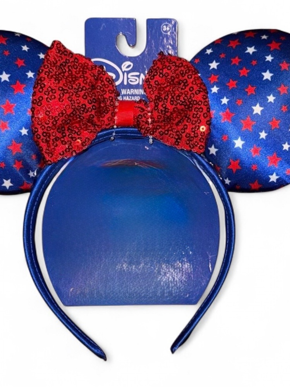 Disney Minnie Mouse Patriotic Star Ear Headband